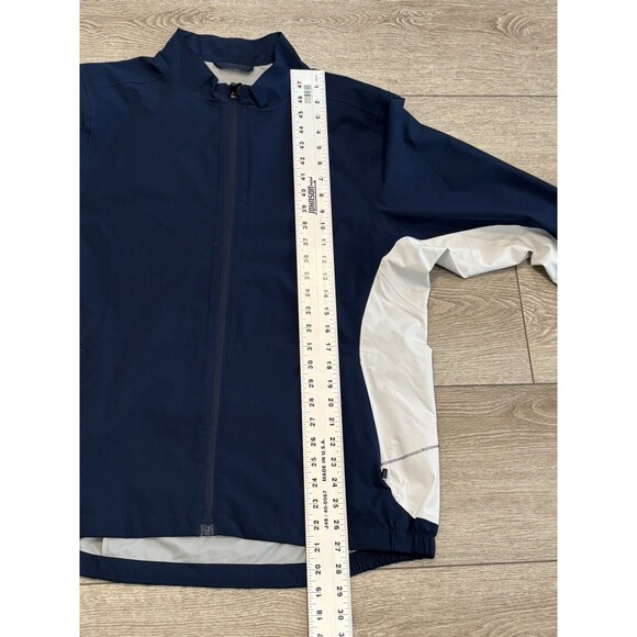 Sun Mountain Monsoon Rain Jacket Womens XL Golf Jacket Navy White NWT - Picture 6 of 7